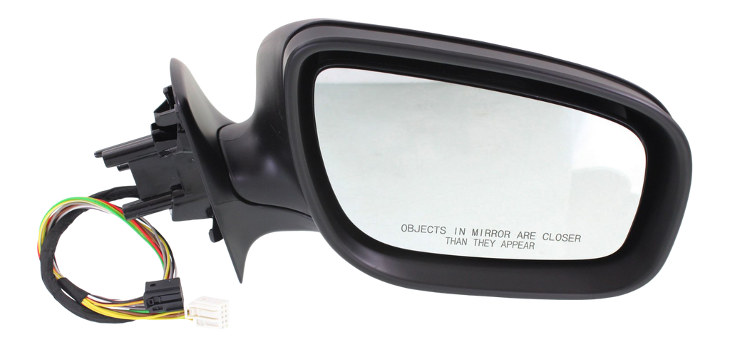 E-CLASS 07-09 MIRROR RH, Power, Power Folding, Heated, Paintable, w/ In-housing Signal Light and Memory, w/o Auto Dimming and BSD