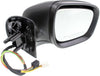 E-CLASS 07-09 MIRROR RH, Power, Power Folding, Heated, Paintable, w/ In-housing Signal Light and Memory, w/o Auto Dimming and BSD