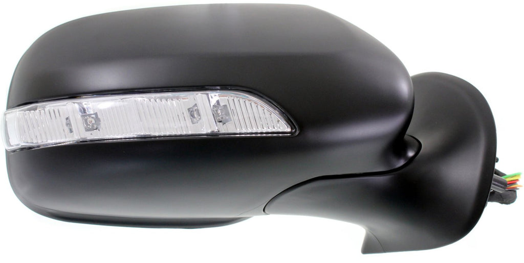 E-CLASS 07-09 MIRROR RH, Power, Power Folding, Heated, Paintable, w/ In-housing Signal Light and Memory, w/o Auto Dimming and BSD