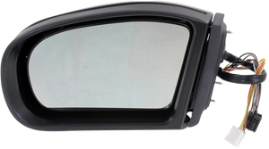 C-CLASS 01-04 MIRROR LH, Power, Manual Folding, Heated, Paintable, w/ In-housing Signal Light and Memory, w/o Auto Dimming and BSD