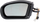 C-CLASS 01-04 MIRROR LH, Power, Manual Folding, Heated, Paintable, w/ In-housing Signal Light and Memory, w/o Auto Dimming and BSD