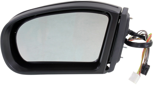 C-CLASS 01-04 MIRROR LH, Power, Manual Folding, Heated, Paintable, w/ In-housing Signal Light and Memory, w/o Auto Dimming and BSD