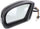 C-CLASS 01-04 MIRROR LH, Power, Manual Folding, Heated, Paintable, w/ In-housing Signal Light and Memory, w/o Auto Dimming and BSD