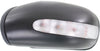 C-CLASS 01-04 MIRROR LH, Power, Manual Folding, Heated, Paintable, w/ In-housing Signal Light and Memory, w/o Auto Dimming and BSD
