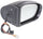 C-CLASS 01-04 MIRROR RH, Power, Manual Folding, Heated, Paintable, w/ In-housing Signal Light and Memory, w/o Auto Dimming and BSD