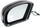 C-CLASS 05-07 MIRROR LH, Power, Manual Folding, Heated, Paintable, w/ In-housing Signal Light, w/o Auto Dimming, BSD, and Memory