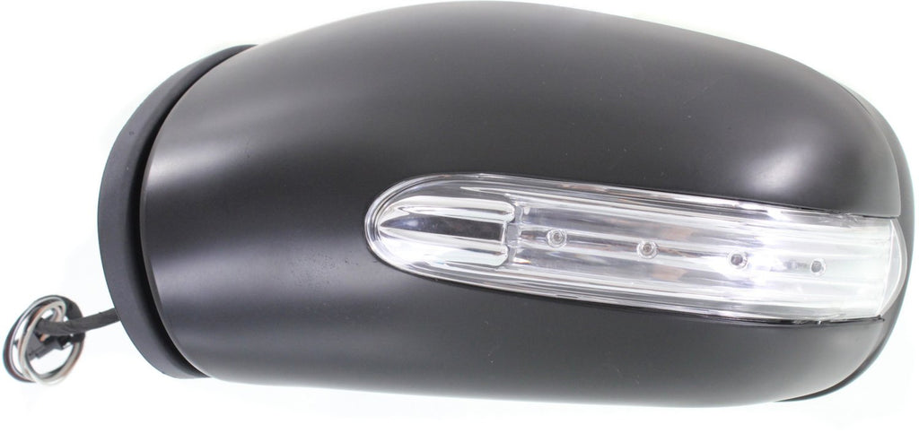 C-CLASS 05-07 MIRROR LH, Power, Manual Folding, Heated, Paintable, w/ In-housing Signal Light, w/o Auto Dimming, BSD, and Memory