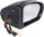 C-CLASS 05-07 MIRROR RH, Power, Manual Folding, Heated, Paintable, w/ In-housing Signal Light and Memory, w/o Auto Dimming and BSD