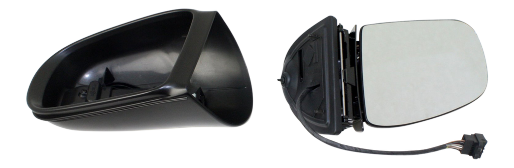 ML-CLASS 02-05 MIRROR LH, Power, Manual Folding, Heated, Paintable, w/ Memory and Signal Light