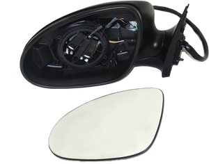 S-CLASS 07-09 MIRROR LH, Power, Power Folding, Heated, Paintable, w/ Memory, Puddle Light, and Signal Light