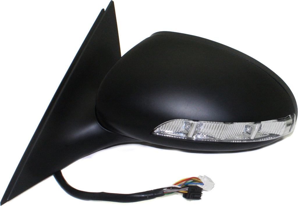S-CLASS 07-09 MIRROR LH, Power, Power Folding, Heated, Paintable, w/ Memory, Puddle Light, and Signal Light