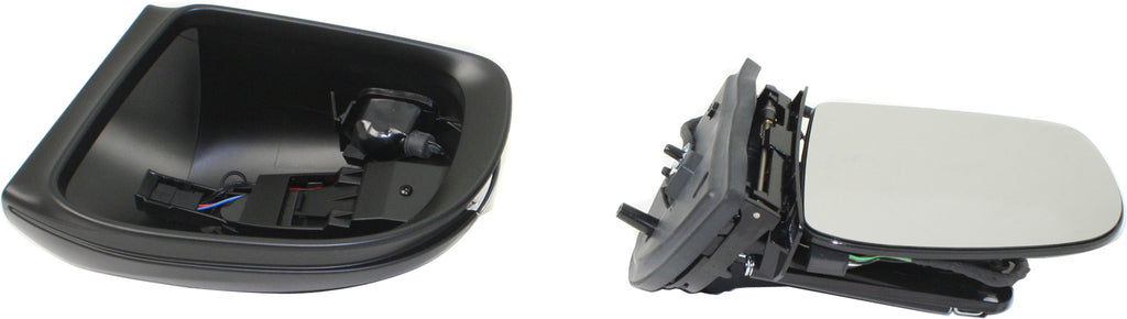 R-CLASS 06-10 MIRROR LH, Power, Power Folding, Heated, Paintable, w/ Puddle and Signal Lights, w/o Memory