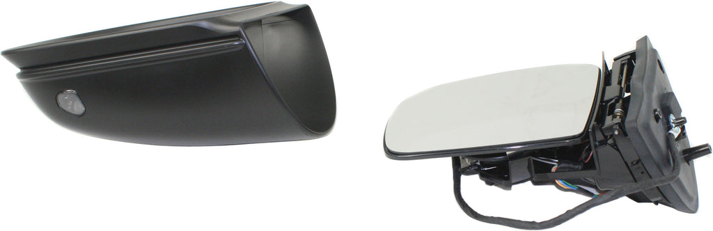 R-CLASS 06-10 MIRROR LH, Power, Power Folding, Heated, Paintable, w/ Puddle and Signal Lights, w/o Memory