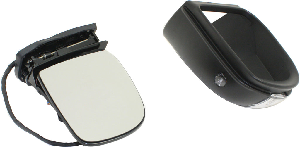 R-CLASS 06-10 MIRROR RH, Power, Power Folding, Heated, Paintable, w/ Puddle and Signal Lights, w/o Memory