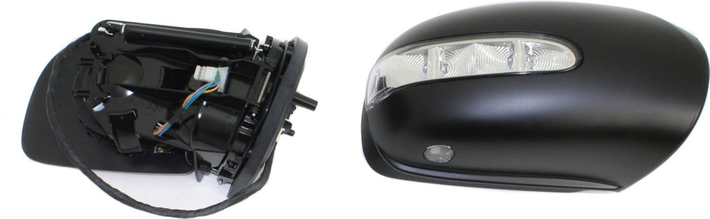 R-CLASS 06-10 MIRROR RH, Power, Power Folding, Heated, Paintable, w/ Puddle and Signal Lights, w/o Memory