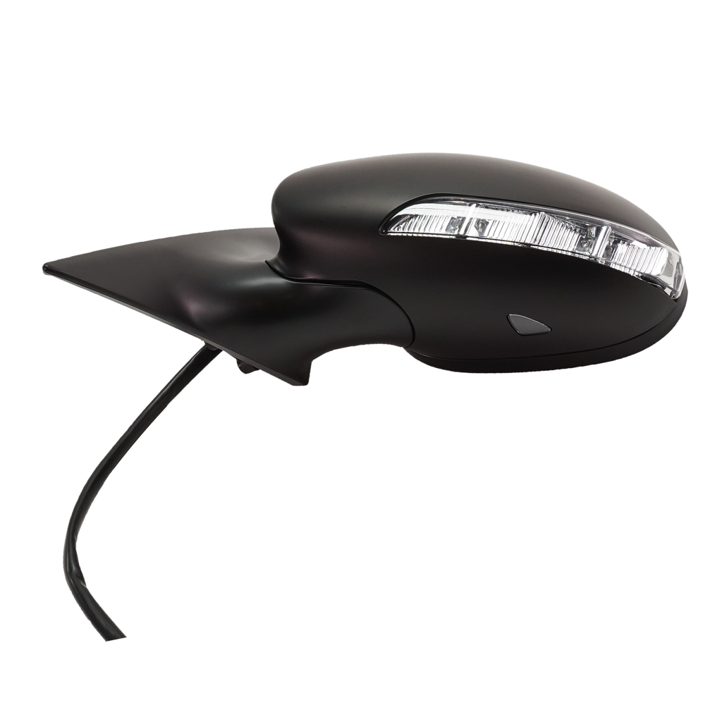 CLS-CLASS 06-08 MIRROR LH, Power, Manual Folding, Heated, Paintable, w/ In-housing Signal Light and Memory, w/o Auto Dimming and BSD
