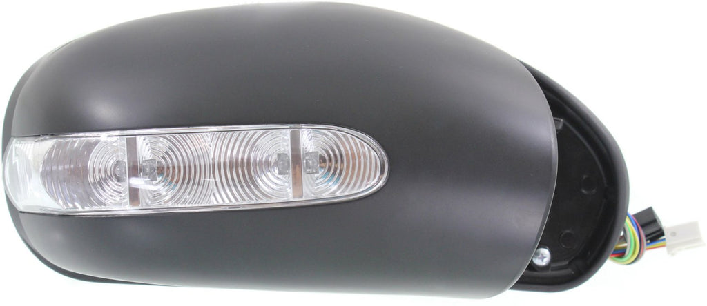 E-CLASS 03-06 MIRROR RH, Power, Power Folding, Heated, Paintable, w/ In-housing Signal Light and Memory, w/o Auto Dimming and BSD