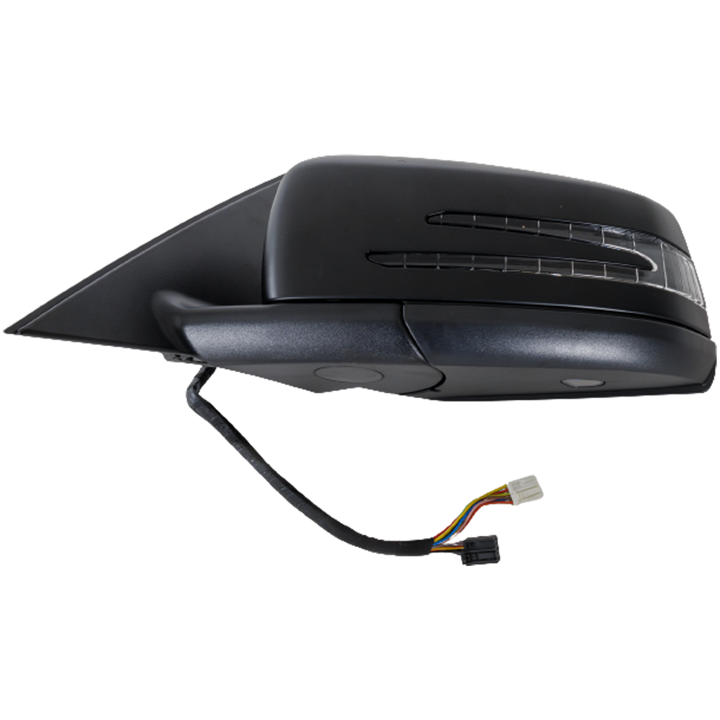 C-CLASS 12-14 MIRROR LH, Power, Power Folding, Heated, Paintable, w/ BSD, Memory, Puddle Light, and Signal Light, w/o Auto Dimming, Sedan