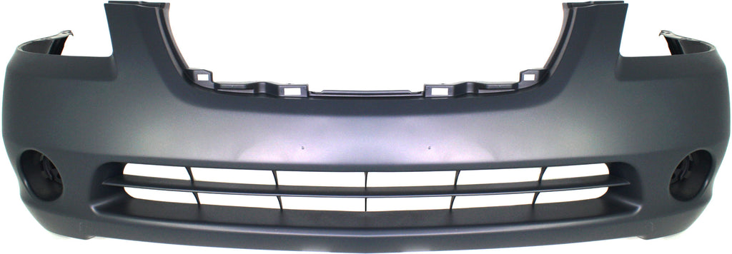 ALTIMA 02-04 FRONT BUMPER COVER, Primed, w/ Fog Light Holes