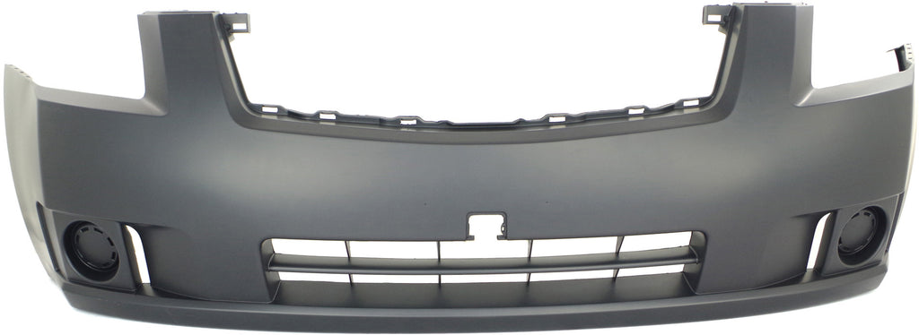 SENTRA 07-09 FRONT BUMPER COVER, Primed, 2.0L Eng, w/o Fog Light Holes