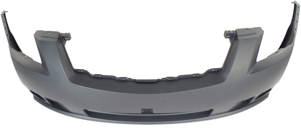 Front Bumper Cover Primed For 2007-2009 Nissan Sentra 2.0L Eng Without Fog Light Holes Replacement N010326P