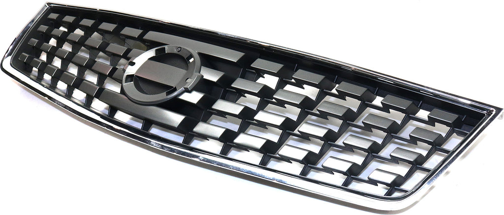 SENTRA 07-08 GRILLE, ABS Plastic, Chrome Shell/Painted Black Insert, 2.0L Eng - CAPA