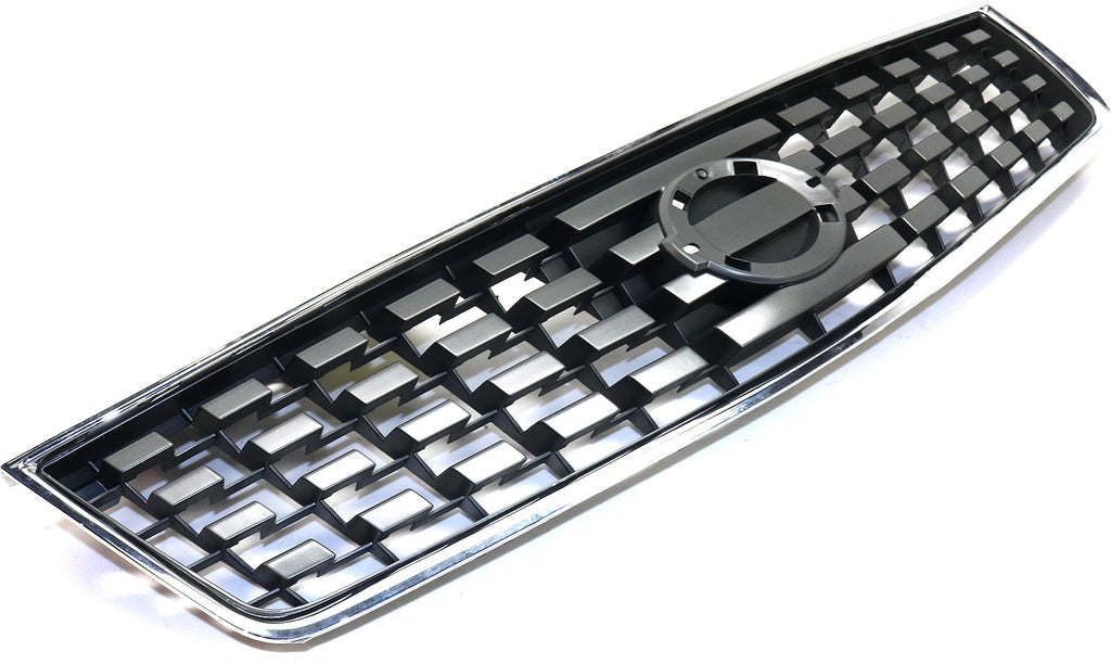 SENTRA 07-08 GRILLE, ABS Plastic, Chrome Shell/Painted Black Insert, 2.0L Eng - CAPA
