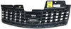 SENTRA 07-08 GRILLE, ABS Plastic, Chrome Shell/Painted Black Insert, 2.0L Eng - CAPA