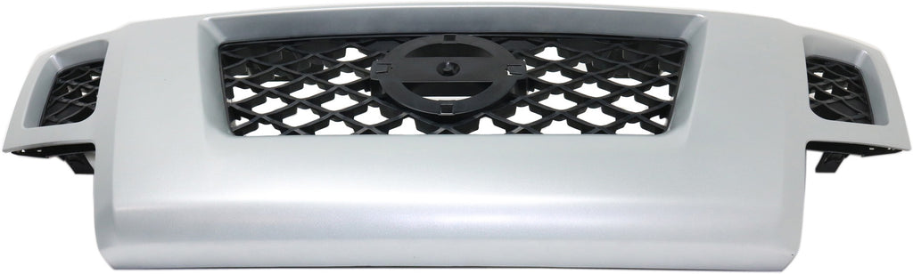 XTERRA 09-13 GRILLE, Painted Silver Shell/Painted Gray Insert