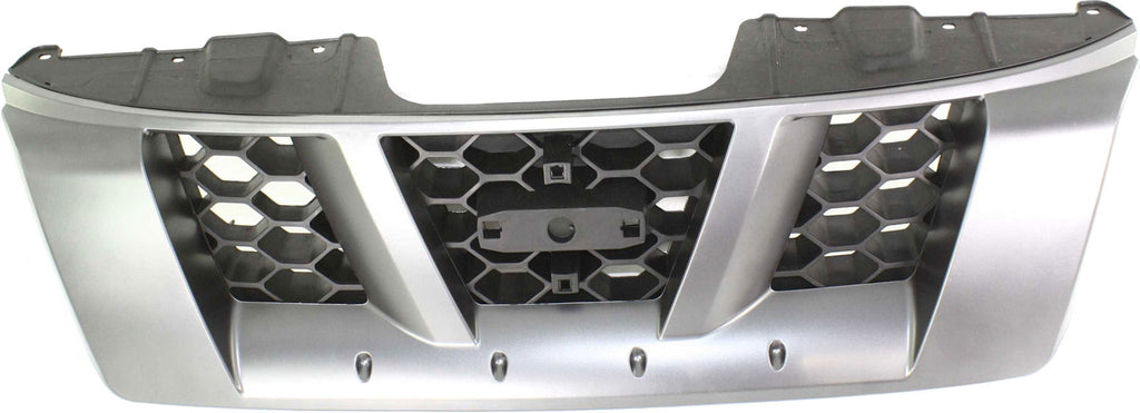 XTERRA 09-13 GRILLE, Painted Silver Shell/Painted Gray Insert