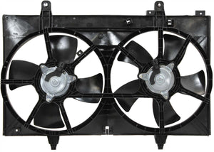 MURANO 03-07 RADIATOR FAN SHROUD ASSEMBLY, Dual Fan, (w/ Air Conditioning)