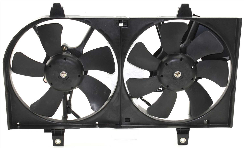 SENTRA 00-01 RADIATOR FAN SHROUD ASSEMBLY, w/ Air Conditioning, 1.8/2.0L Eng