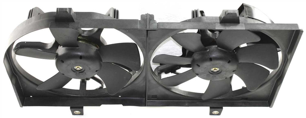 SENTRA 00-01 RADIATOR FAN SHROUD ASSEMBLY, w/ Air Conditioning, 1.8/2.0L Eng