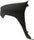 PATHFINDER 99-04 FRONT FENDER LH, Primed, w/ Flare Hole, w/o Guard Hole