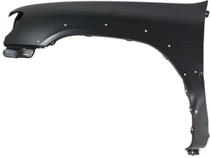 PATHFINDER 99-02 FRONT FENDER LH, Primed, LE Model, w/ Guard Hole