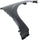 QUEST 04-09 FRONT FENDER RH, Primed, 04-09 Base/S/SL Models/04-06 SE Model - CAPA