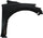 VERSA 07-12 FRONT FENDER RH, Primed, Hatchback/(Sedan 07-11, Steel, w/o Signal Light Hole) - CAPA