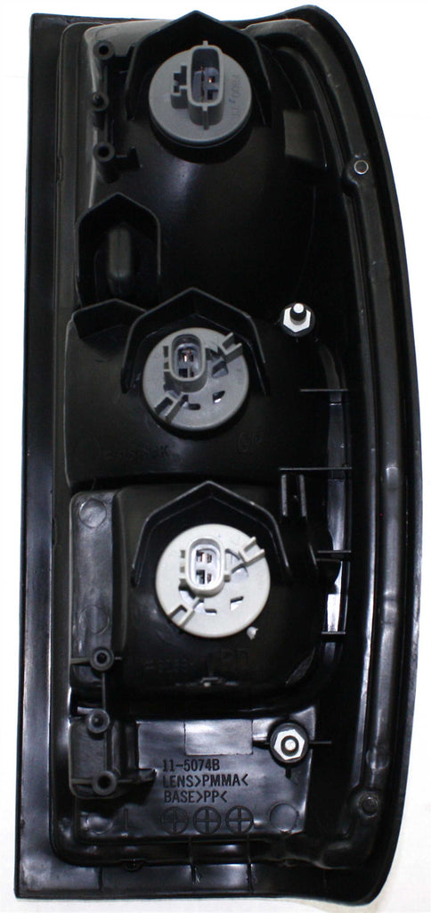 FRONTIER 02-04 TAIL LAMP LH, Assembly, Red & Smoked Lens