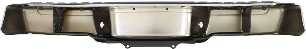 FRONTIER 98-00 STEP BUMPER, FACE BAR AND PAD, w/ Pad Provision, w/o Mounting Bracket, Chrome, Diamondstep