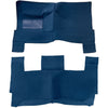 Front and Rear Carpet Set in Blue Nylon Loop