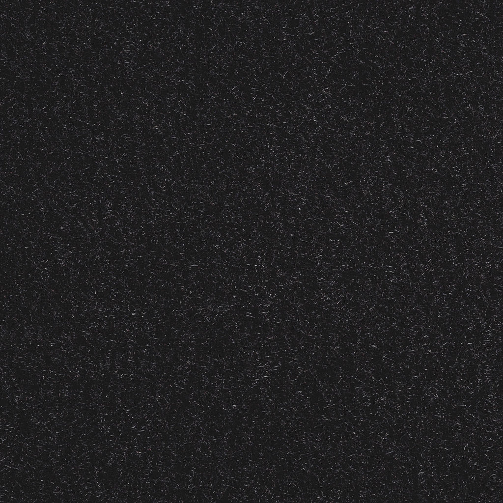 Front and Rear Carpet Set in Black Poly Cut Pile