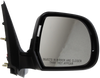 VERSA 12-14 MIRROR RH, Power, Manual Folding, Non-Heated, Paintable, Sedan, SL/SV Model