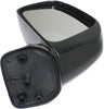 VERSA 09-11 MIRROR LH, Manual Adjust, Manual Folding, Non-Heated, Paintable, Base Model, Sedan