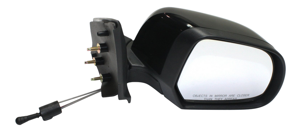 VERSA 12-14 MIRROR RH, Manual Adjust, Manual Folding, Non-Heated, Paintable, Sedan, S Model
