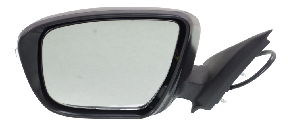 JUKE 15-17 MIRROR LH, Power, Manual Folding, Non-Heated, Paintable, w/ Auto Dimming and Signal Light, w/o Side View Camera