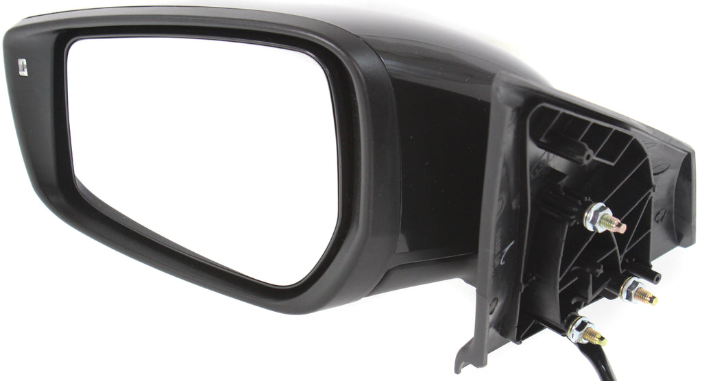 VERSA 15-18 MIRROR LH, Power, Manual Folding, Non-Heated, Paintable, w/ Signal Light