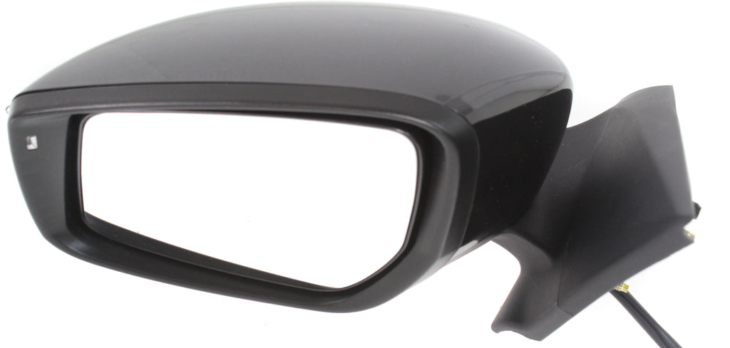 VERSA 15-18 MIRROR LH, Power, Manual Folding, Non-Heated, Paintable, w/ Signal Light
