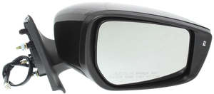 VERSA 15-18 MIRROR RH, Power, Manual Folding, Non-Heated, Paintable, w/ Signal Light