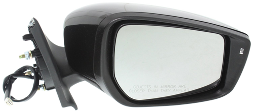 VERSA 15-18 MIRROR RH, Power, Manual Folding, Non-Heated, Paintable, w/ Signal Light