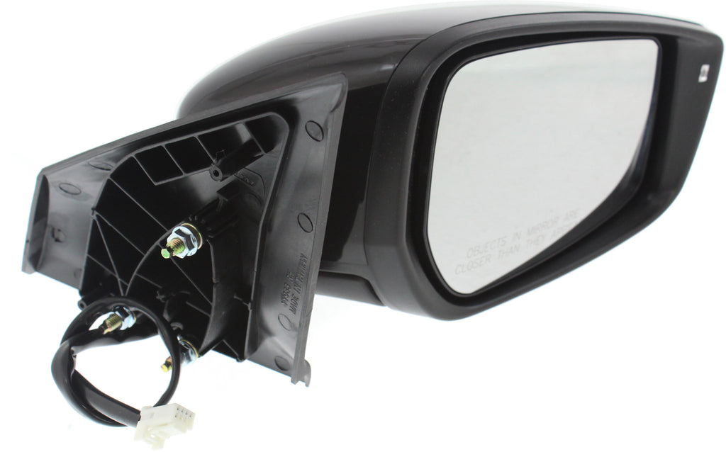 VERSA 15-18 MIRROR RH, Power, Manual Folding, Non-Heated, Paintable, w/ Signal Light
